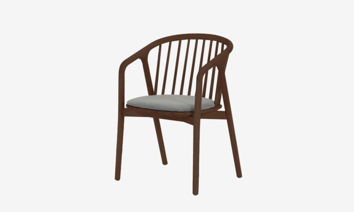 Front View Photo of Kai Dining Chair Caramel Oak