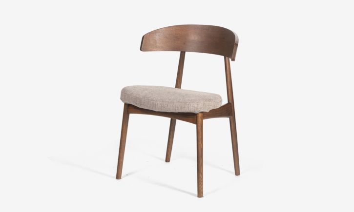 Product Photo of Matilda Dining Chair - Caramel Oak Angled View