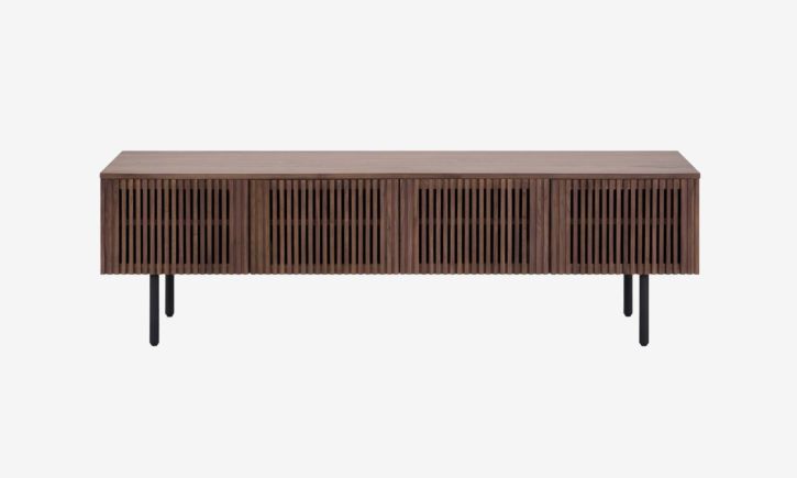 Front View Photo of Monterey TV Console 1.7m in Walnut