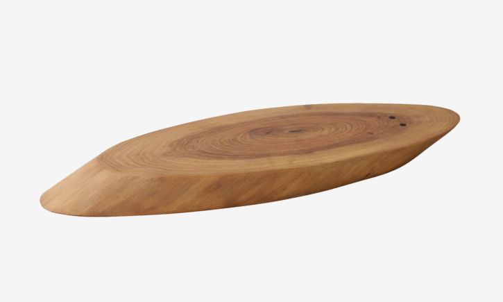 Product Photo of Oval Serving Board - Black Walnut (Large) - Front Angle View