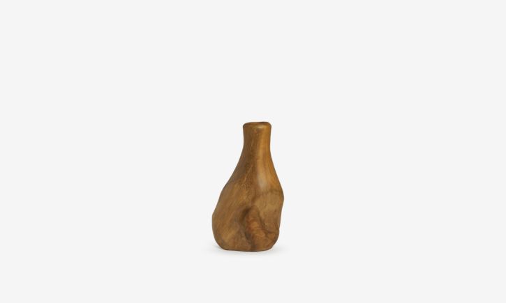 Product Photo of Teak Vase Large Woodware Natural.
