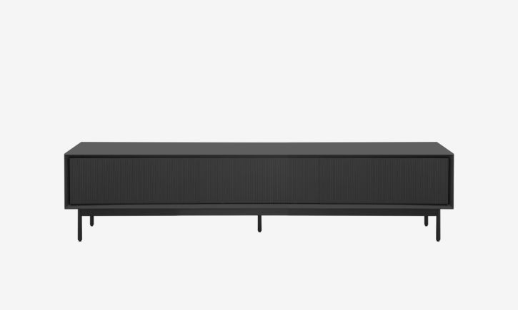 Product Photo of Graye TV Console 1.8m Front View in Charcoal.