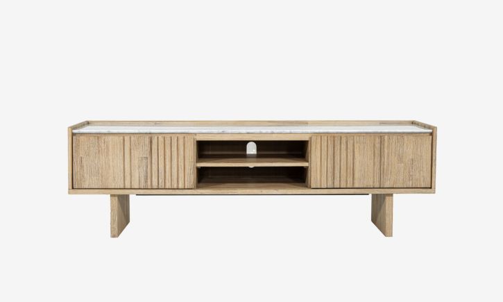 Product photo of Hanna TV Console 180cm Light Wood Front View