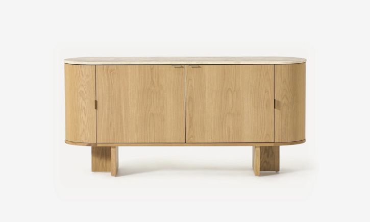 Product photo of Tivoli Sideboard 160cm Front View.