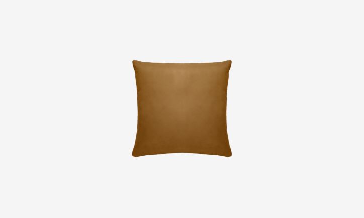 Simple Leather Cushion - Chester Tan
