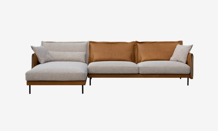 Sydney L-Shaped Lounge Sofa front view