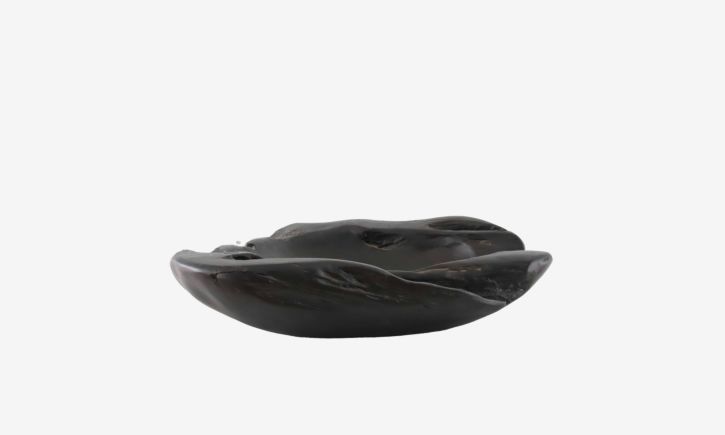 Teak Bowl Medium Woodware - Black