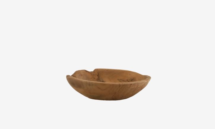 Teak Bowl Small Woodware - Natural